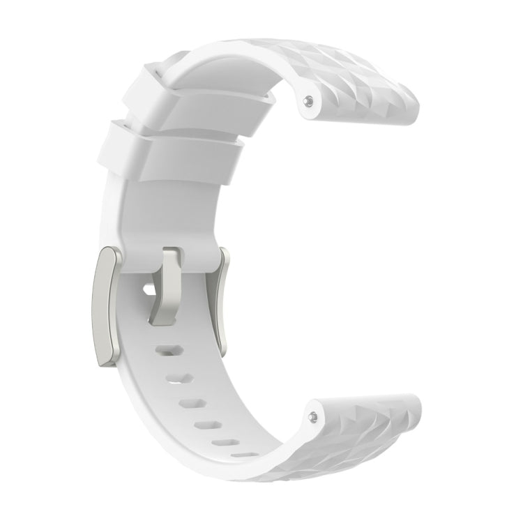 Silicone  Watch Band for SUUNTO Sport Baro(White) -  by buy2fix | Online Shopping UK | buy2fix