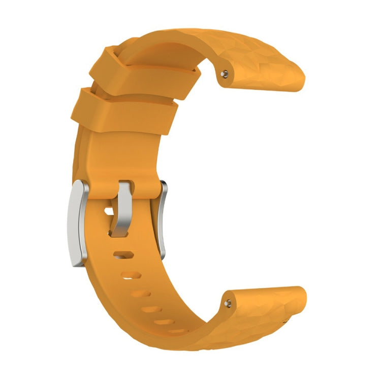 Silicone  Watch Band for SUUNTO Sport Baro(Yellow) -  by buy2fix | Online Shopping UK | buy2fix