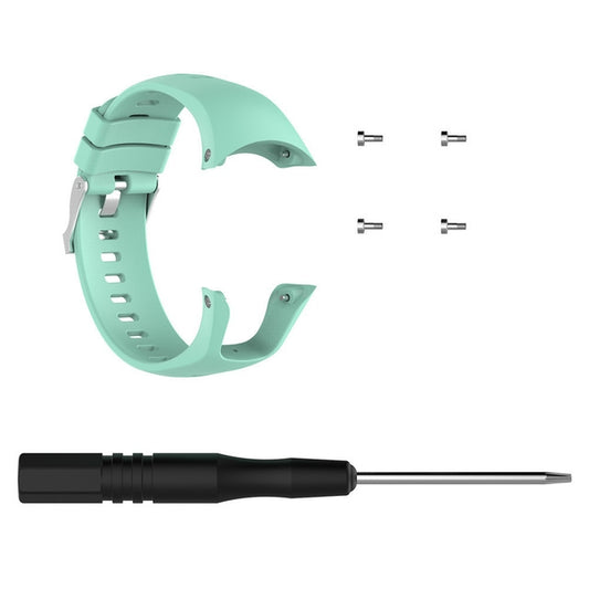 Silicone  Watch Band for SUUNTO Trainer Wrist HR(Mint Green) -  by buy2fix | Online Shopping UK | buy2fix