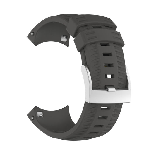 Silicone  Watch Band for SUUNTO 9(Grey) -  by buy2fix | Online Shopping UK | buy2fix