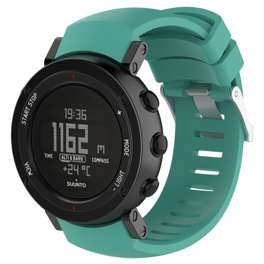 Silicone  Watch Band for SUUNTO Core ALU Black(Mint Green) -  by buy2fix | Online Shopping UK | buy2fix