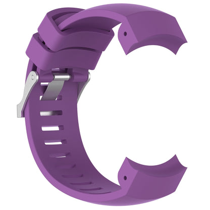 Silicone  Watch Band for SUUNTO Core ALU Black(Purple) -  by buy2fix | Online Shopping UK | buy2fix