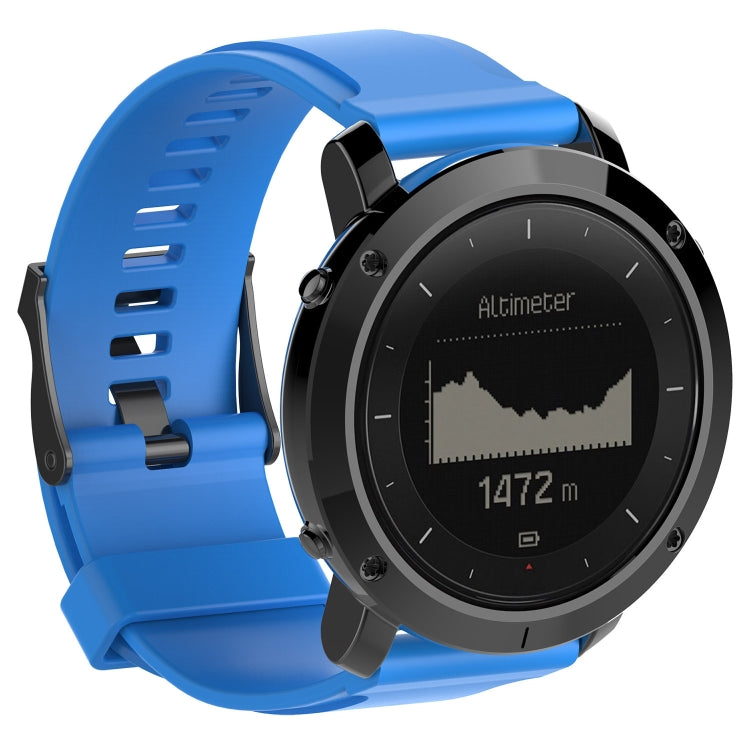 Silicone  Watch Band for SUUNTO Traverse(Blue) -  by buy2fix | Online Shopping UK | buy2fix