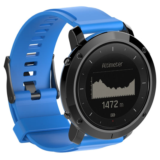Silicone  Watch Band for SUUNTO Traverse(Blue) -  by buy2fix | Online Shopping UK | buy2fix