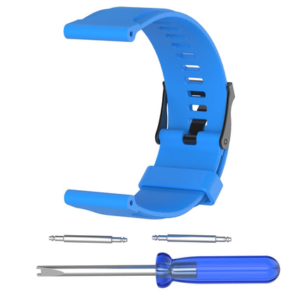 Silicone  Watch Band for SUUNTO Traverse(Blue) -  by buy2fix | Online Shopping UK | buy2fix