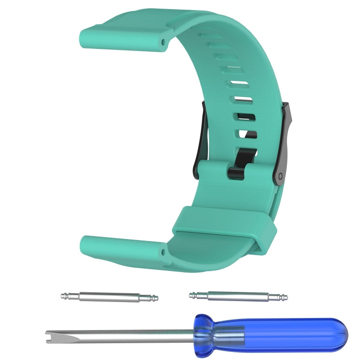 Silicone  Watch Band for SUUNTO Traverse(Mint Green) -  by buy2fix | Online Shopping UK | buy2fix