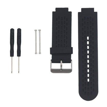 Silicone Sport Watch Band for Garmin Approach S2 / S4(Black) - Watch Bands by buy2fix | Online Shopping UK | buy2fix