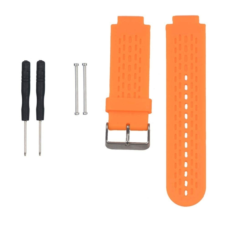 Silicone Sport Watch Band for Garmin Approach S2 / S4(Orange) - Watch Bands by buy2fix | Online Shopping UK | buy2fix