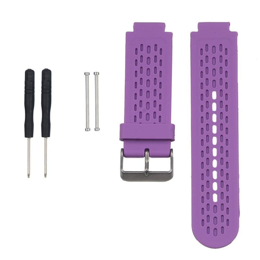 Silicone Sport Watch Band for Garmin Approach S2 / S4(Purple) - Watch Bands by buy2fix | Online Shopping UK | buy2fix