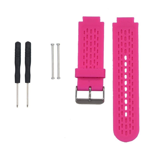 Silicone Sport Watch Band for Garmin Approach S2 / S4(Rose Red) - Watch Bands by buy2fix | Online Shopping UK | buy2fix