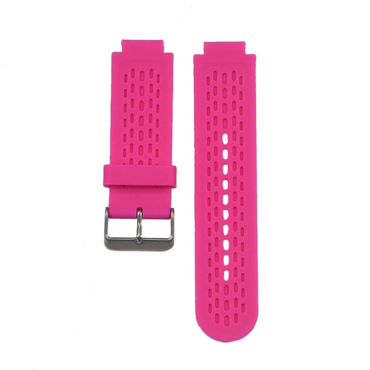 Silicone Sport Watch Band for Garmin Approach S2 / S4(Rose Red) - Watch Bands by buy2fix | Online Shopping UK | buy2fix