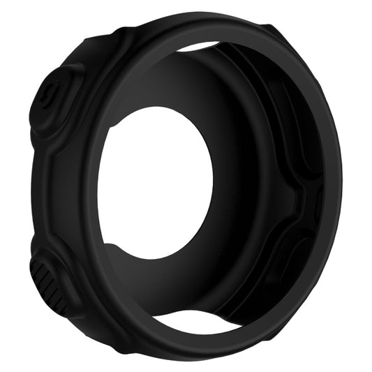 Solid Color Silicone Watch Protective Case for Garmin F235 / F750(Black) - Screen Protector by ENKAY | Online Shopping UK | buy2fix