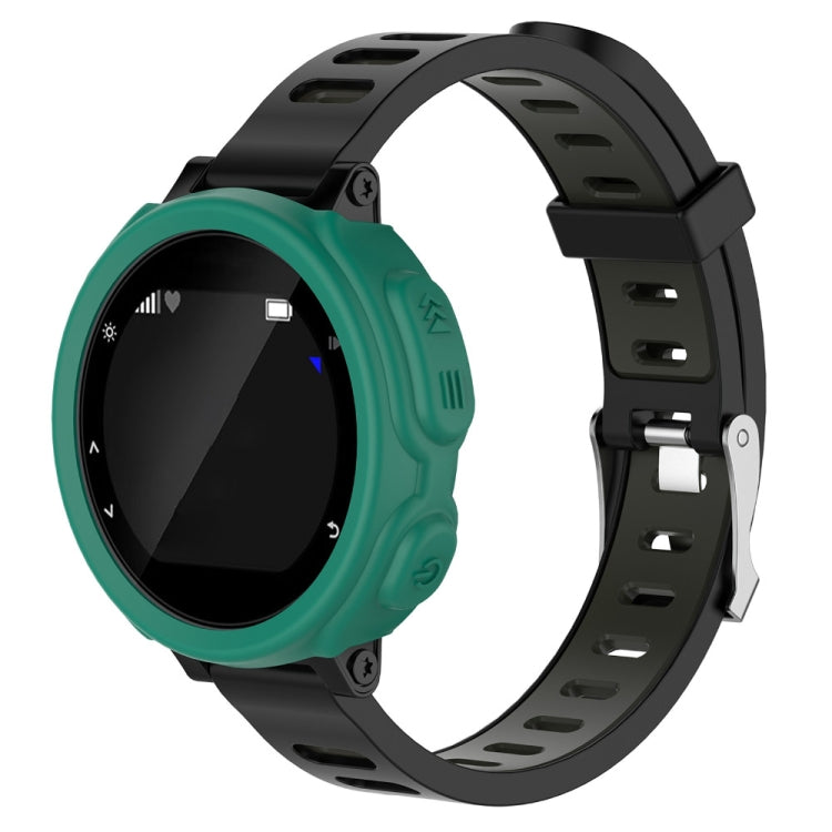 Solid Color Silicone Watch Protective Case for Garmin F235 / F750(Mint Green) - Screen Protector by ENKAY | Online Shopping UK | buy2fix