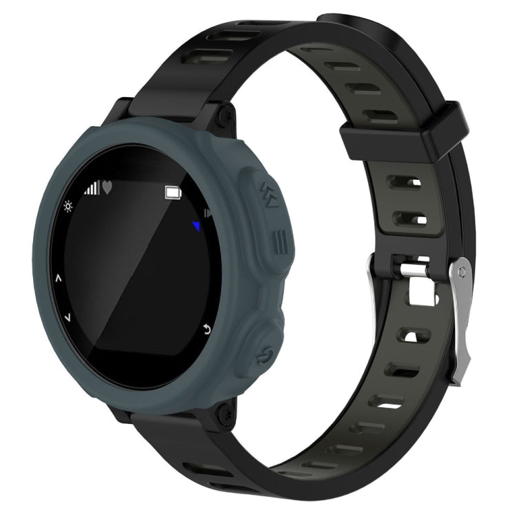 Solid Color Silicone Watch Protective Case for Garmin F235 / F750(Navy Blue) - Screen Protector by ENKAY | Online Shopping UK | buy2fix