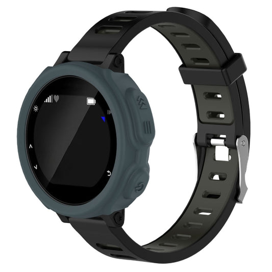 Solid Color Silicone Watch Protective Case for Garmin F235 / F750(Navy Blue) - Screen Protector by ENKAY | Online Shopping UK | buy2fix