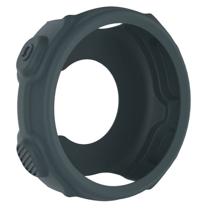 Solid Color Silicone Watch Protective Case for Garmin F235 / F750(Navy Blue) - Screen Protector by ENKAY | Online Shopping UK | buy2fix