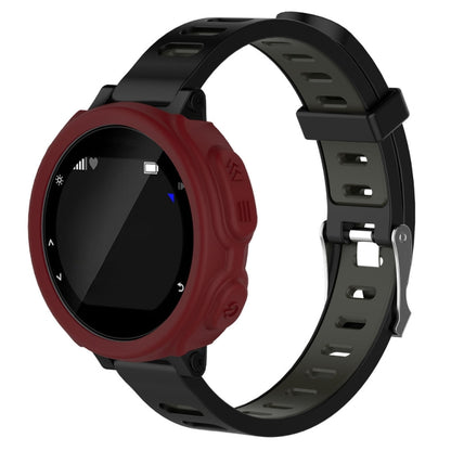 Solid Color Silicone Watch Protective Case for Garmin F235 / F750(Red) - Screen Protector by ENKAY | Online Shopping UK | buy2fix