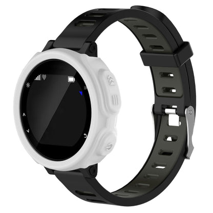 Solid Color Silicone Watch Protective Case for Garmin F235 / F750(White) - Screen Protector by ENKAY | Online Shopping UK | buy2fix