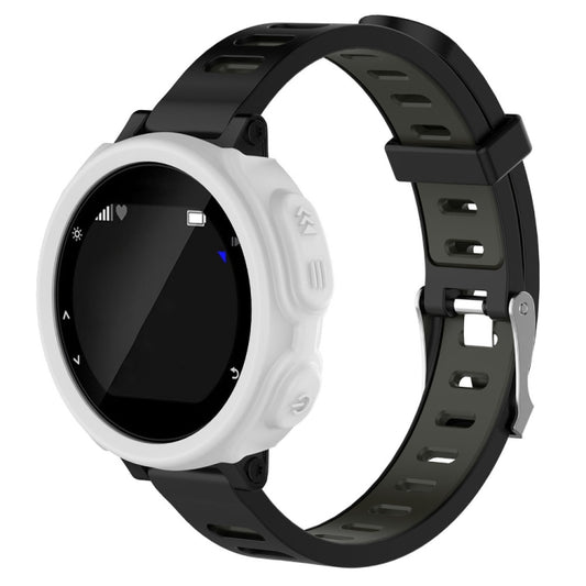 Solid Color Silicone Watch Protective Case for Garmin F235 / F750(White) - Screen Protector by ENKAY | Online Shopping UK | buy2fix