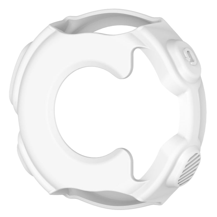 Solid Color Silicone Watch Protective Case for Garmin F235 / F750(White) - Screen Protector by ENKAY | Online Shopping UK | buy2fix