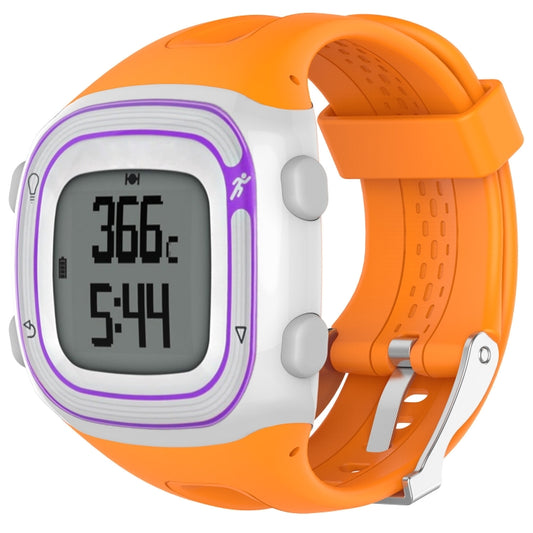 Male Style Silicone Sport Watch Band for Garmin Forerunner 10 / 15(Orange) - Watch Bands by buy2fix | Online Shopping UK | buy2fix