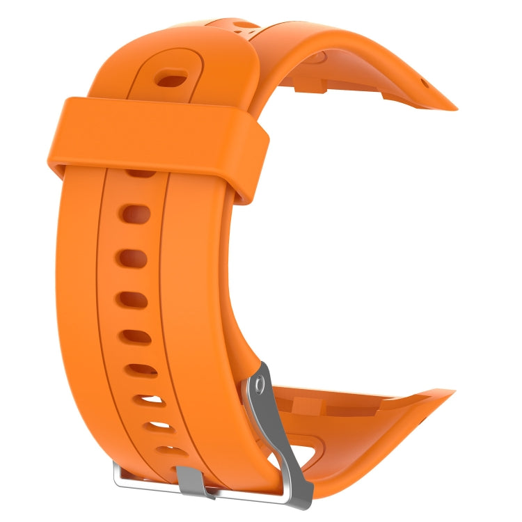 Male Style Silicone Sport Watch Band for Garmin Forerunner 10 / 15(Orange) - Watch Bands by buy2fix | Online Shopping UK | buy2fix
