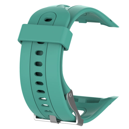 Male Style Silicone Sport Watch Band for Garmin Forerunner 10 / 15(Mint Green) - Watch Bands by buy2fix | Online Shopping UK | buy2fix