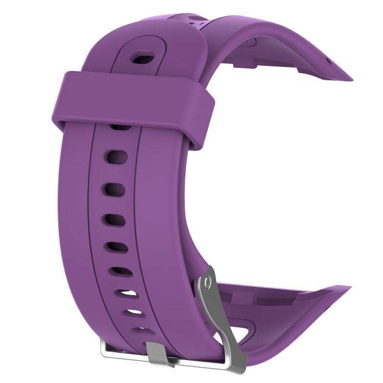 Male Style Silicone Sport Watch Band for Garmin Forerunner 10 / 15(Purple) - Watch Bands by buy2fix | Online Shopping UK | buy2fix