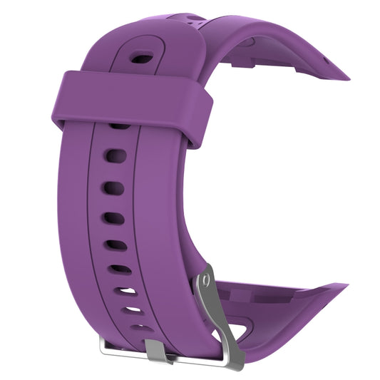 Male Style Silicone Sport Watch Band for Garmin Forerunner 10 / 15(Purple) - Watch Bands by buy2fix | Online Shopping UK | buy2fix