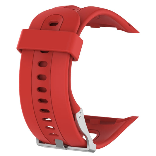 Male Style Silicone Sport Watch Band for Garmin Forerunner 10 / 15(Red) - Watch Bands by buy2fix | Online Shopping UK | buy2fix