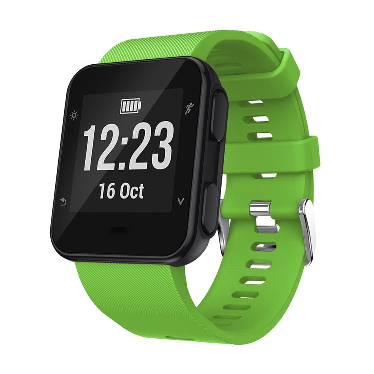 Silicone Sport Watch Band for Garmin Forerunner 35(Green) - Watch Bands by buy2fix | Online Shopping UK | buy2fix