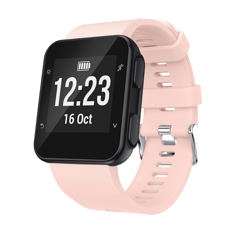 Silicone Sport Watch Band for Garmin Forerunner 35(Light Pink) - Watch Bands by buy2fix | Online Shopping UK | buy2fix