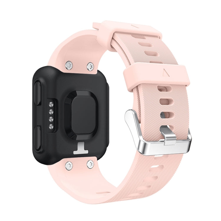 Silicone Sport Watch Band for Garmin Forerunner 35(Light Pink) - Watch Bands by buy2fix | Online Shopping UK | buy2fix