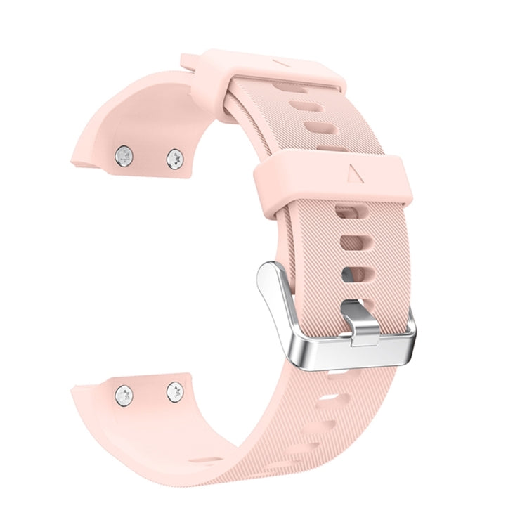 Silicone Sport Watch Band for Garmin Forerunner 35(Light Pink) - Watch Bands by buy2fix | Online Shopping UK | buy2fix