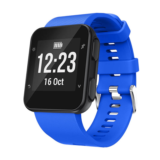 Silicone Sport Watch Band for Garmin Forerunner 35(Blue) - Watch Bands by buy2fix | Online Shopping UK | buy2fix