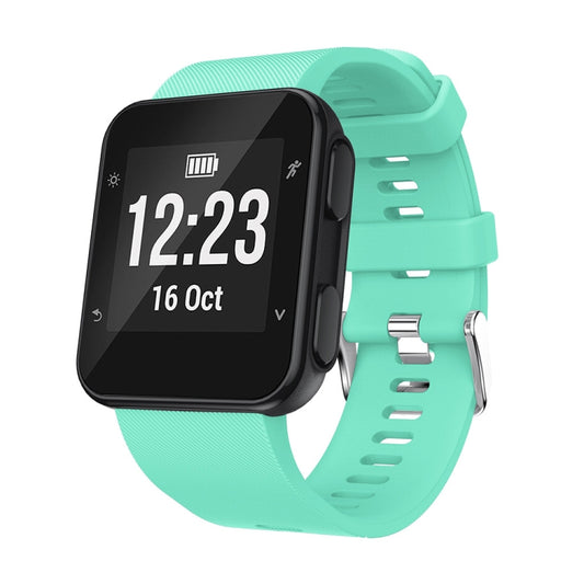 Silicone Sport Watch Band for Garmin Forerunner 35(Mint Green) - Watch Bands by buy2fix | Online Shopping UK | buy2fix