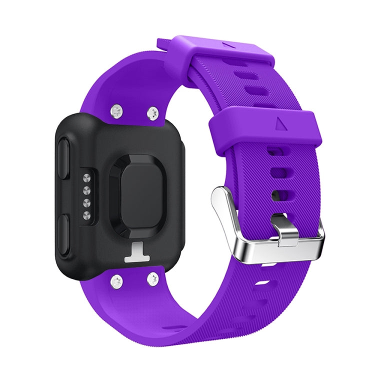 Silicone Sport Watch Band for Garmin Forerunner 35(Purple) - Watch Bands by buy2fix | Online Shopping UK | buy2fix