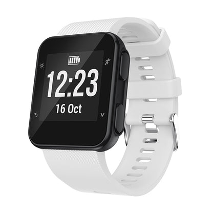 Silicone Sport Watch Band for Garmin Forerunner 35(White) - Watch Bands by buy2fix | Online Shopping UK | buy2fix