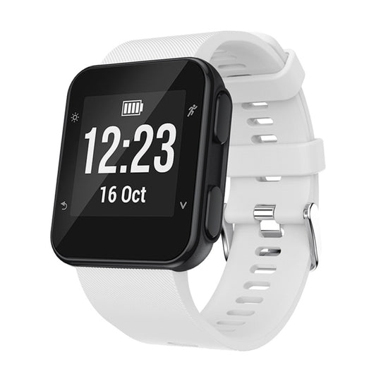 Bracelet de montre de sport en silicone pour Garmin Forerunner 35 (blanc)