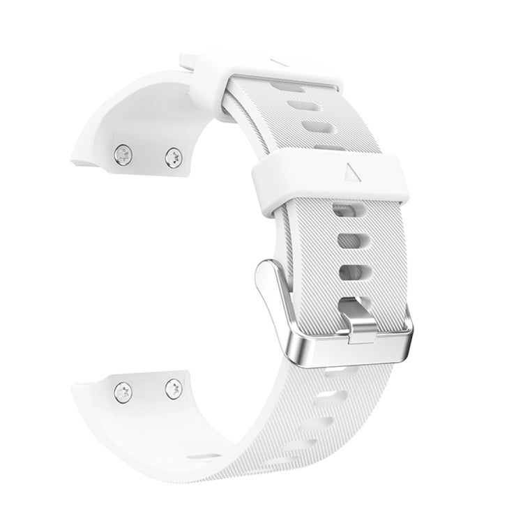 Silicone Sport Watch Band for Garmin Forerunner 35(White) - Watch Bands by buy2fix | Online Shopping UK | buy2fix