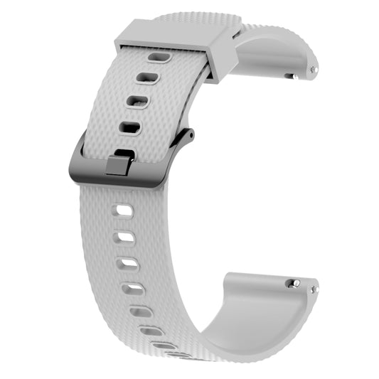 Silicone Sport Watch Band for Garmin Vivoactive 3 20mm(Grey) - Watch Bands by buy2fix | Online Shopping UK | buy2fix