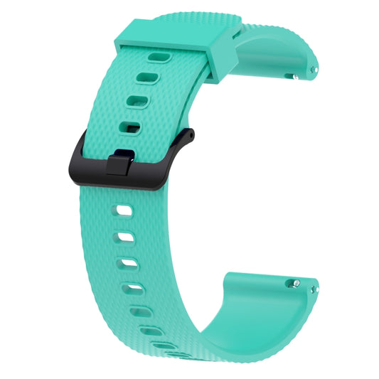 Silicone Sport Watch Band for Garmin Vivoactive 3 20mm(Mint Green) - Watch Bands by buy2fix | Online Shopping UK | buy2fix