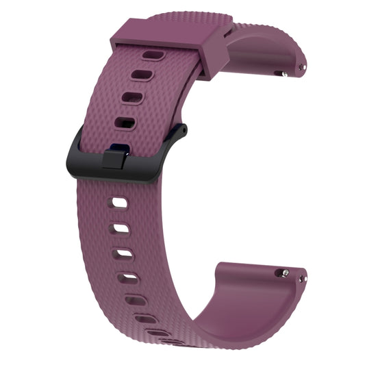 Silicone Sport Watch Band for Garmin Vivoactive 3 20mm(Purple) - Watch Bands by buy2fix | Online Shopping UK | buy2fix