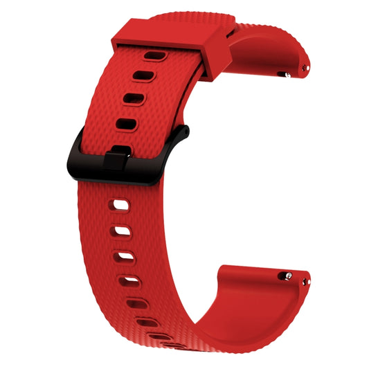 Silicone Sport Watch Band for Garmin Vivoactive 3 20mm(Red) - Watch Bands by buy2fix | Online Shopping UK | buy2fix