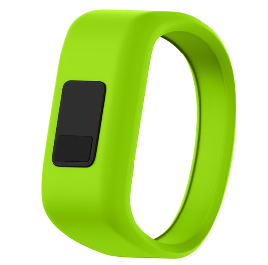 Silicone Sport Watch Band for Garmin Vivofit JR, Size: Large(Cyan)