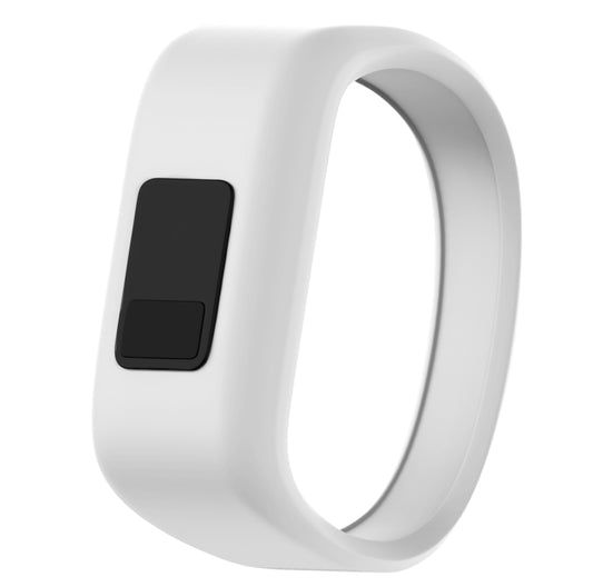 Silicone Sport Watch Band for Garmin Vivofit JR, Size: Large(White) - Watch Bands by buy2fix | Online Shopping UK | buy2fix