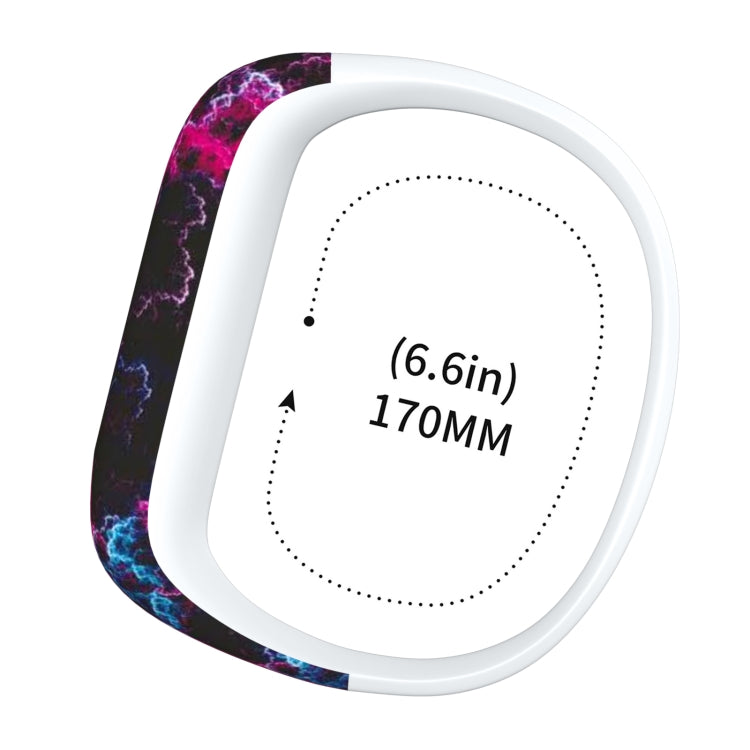 Nebula Pattern Silicone Sport Watch Band for Garmin Vivofit JR, Size: Large(Purple) - Watch Bands by buy2fix | Online Shopping UK | buy2fix