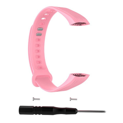 Silicone Watch Band for Huawei Honor Band 3(Pink) by buy2fix