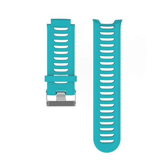 Solid Color Silicone Watch Band for Garmin Forerunner 910XT(Mint Green) - Watch Bands by buy2fix | Online Shopping UK | buy2fix