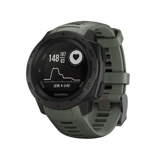 Silicone Watch Band for Garmin Instinct 22mm, Host not Included(Army Green)